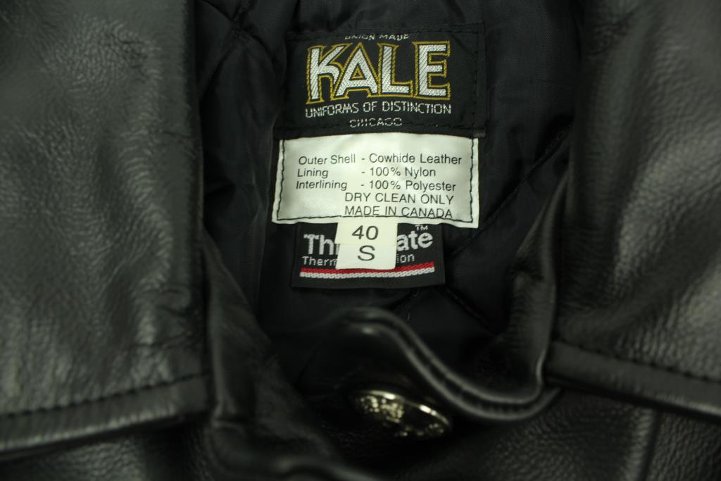 Kale Uniform Issue Leather Jackets 2 Pieces Property Room Kale Uniform Issue Leather Jackets 2 Pieces