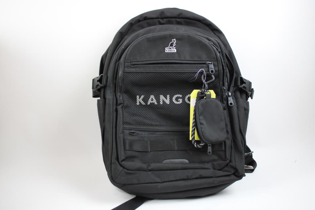Kangol Black Backpack