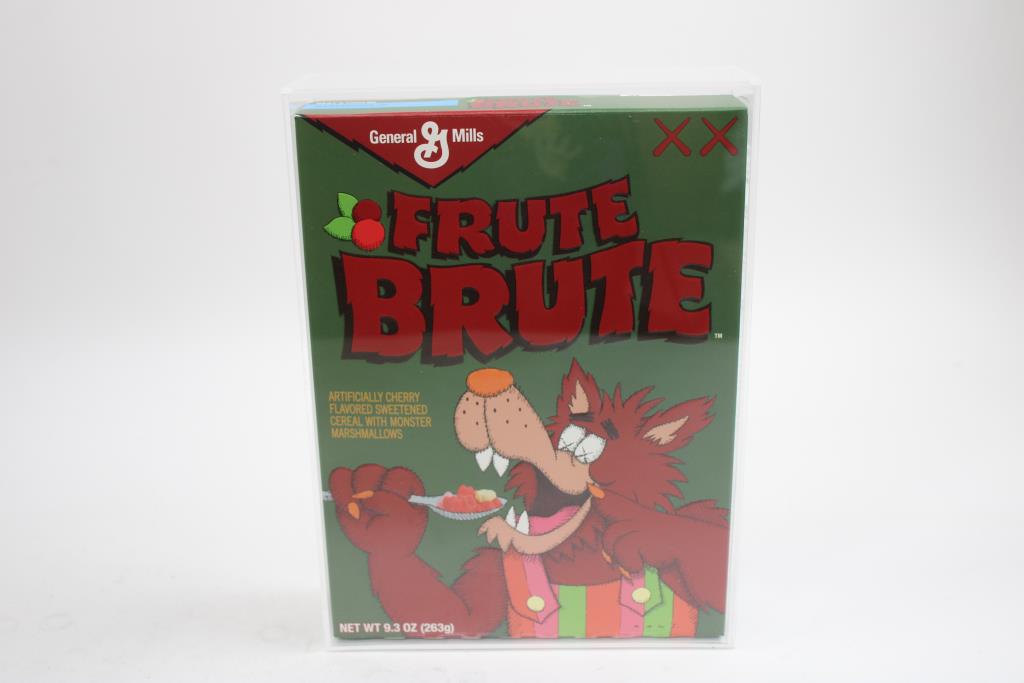 KAWS General Mills Frute Brute Cereal Box In Case