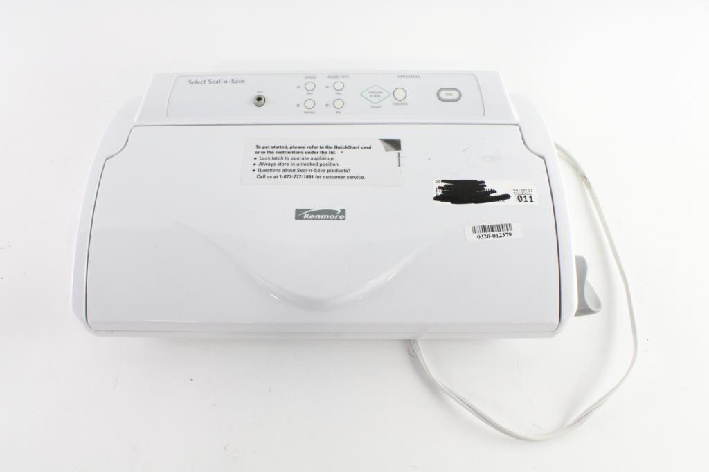 Kenmore Vacuum Food Sealer Property Room