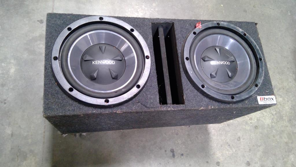 Kenwood 12" Speakers In Bbox Enclosure