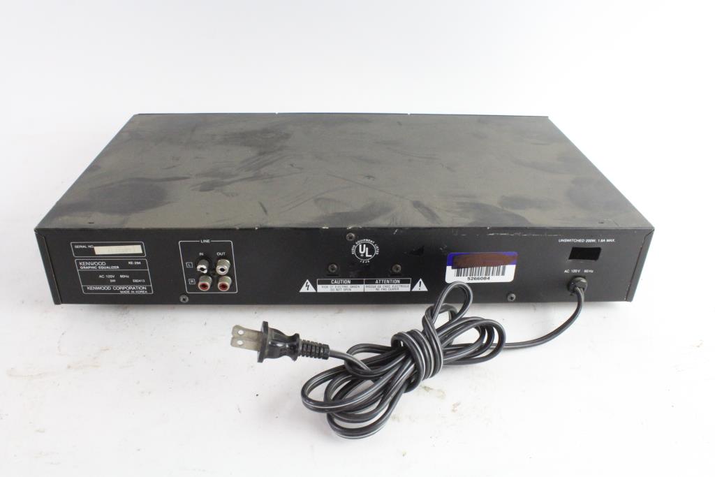 Kenwood 7 Band Dual Equalizer Property Room