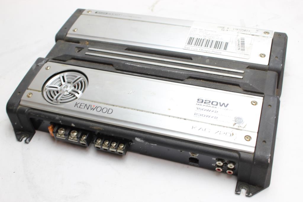 Kenwood car amplifier property room