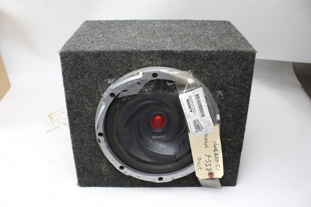 Kenwood Car Speaker And Speakerbox Property Room