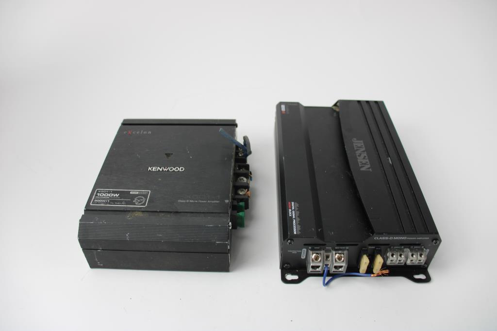 Kenwood Excelon X501-1, And Jensen XDA91RB Mono Octane Amplifier