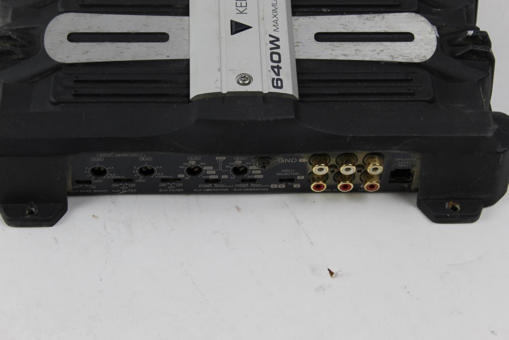 Kenwood Kac8401 640W Power Amplifier Property Room