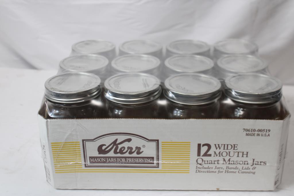 Kerr Two Twelve Pack 32oz Wide Mouth Jars