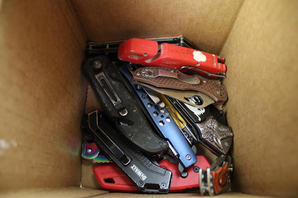 Kershaw, Kobalt, Byrd, Falcon And Other Knives, 16 Pieces
