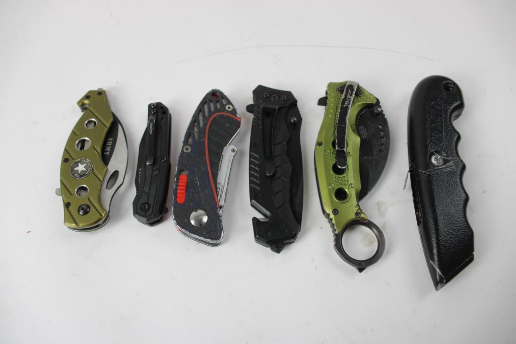 Kershaw, Uline, Tac-Force, And More Folding Knives, 20 Pieces