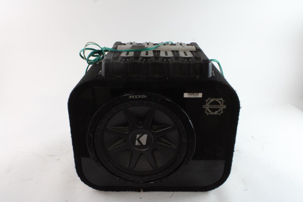 Kicker 12" Enclosed Subwoofer With Kenwood Amplifier Property Room