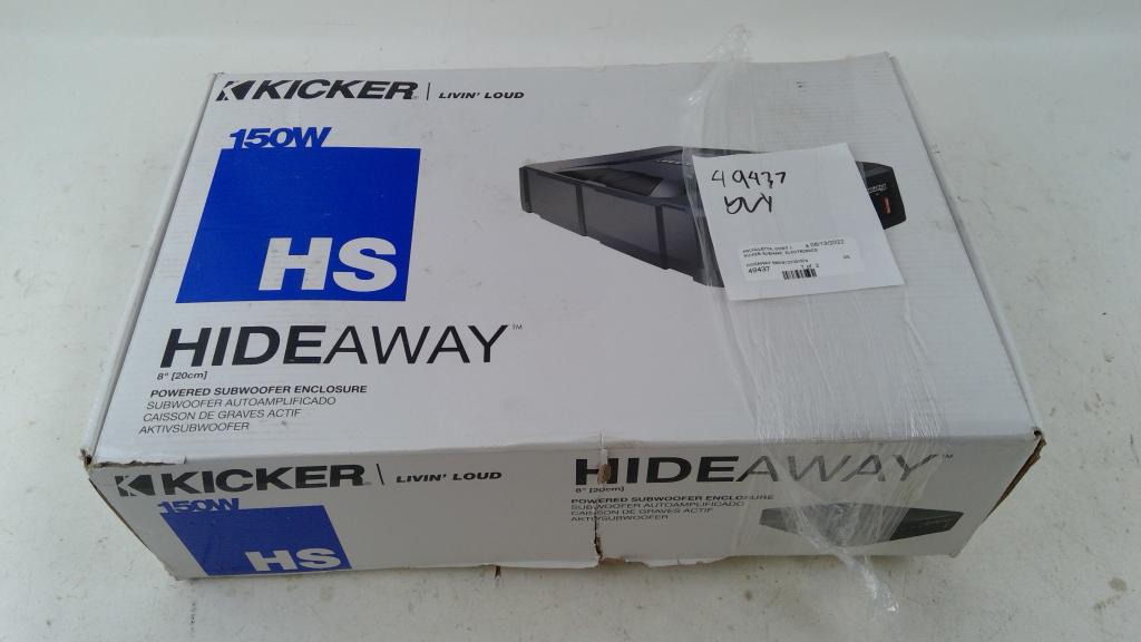 Kicker 150W HS Hideaway Subwoofer