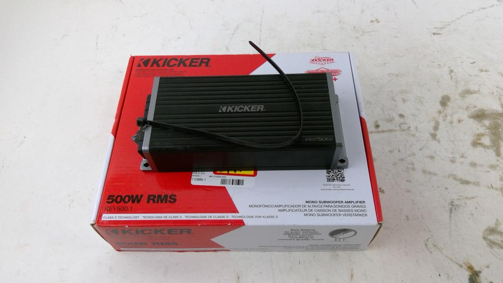 Kicker 500W RMS Amplifier