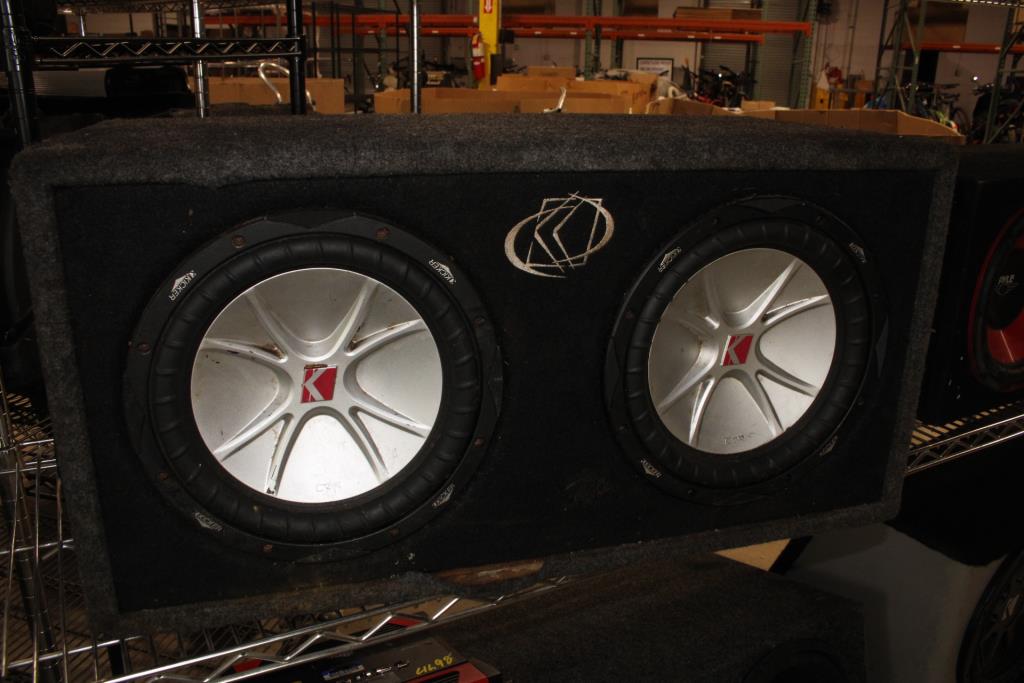 Kicker Car Speakers With Car Amplifier Property Room