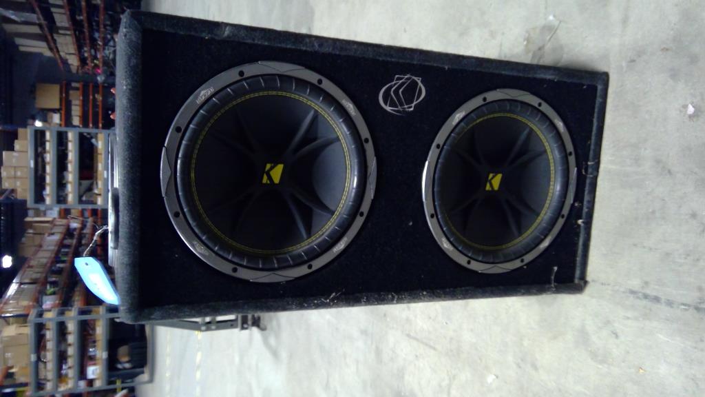 Kicker Dual 12" Ported Subwoofer Enclosure Property Room
