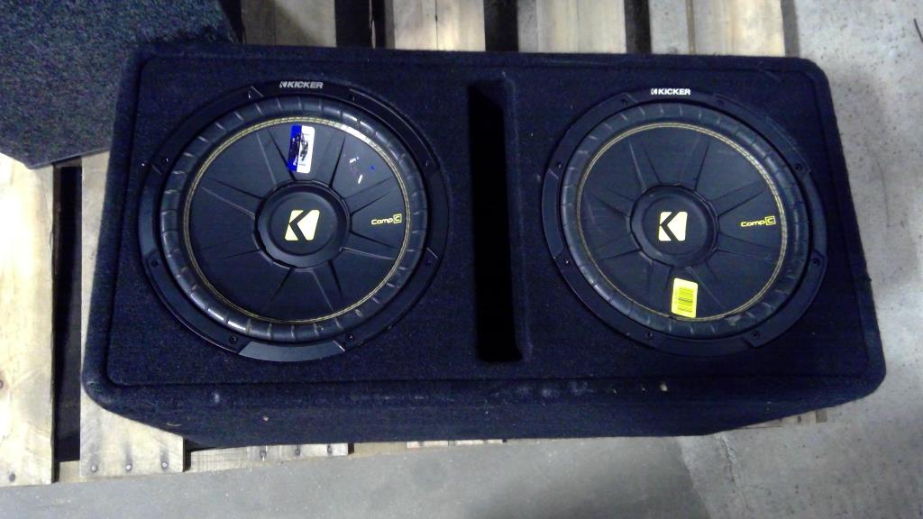 Kicker Speakers In Enclosure Property Room