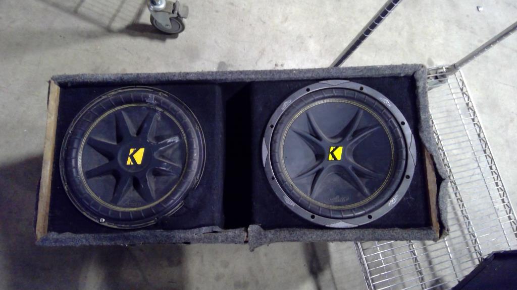 Kicker Speakers In Enclosure Property Room