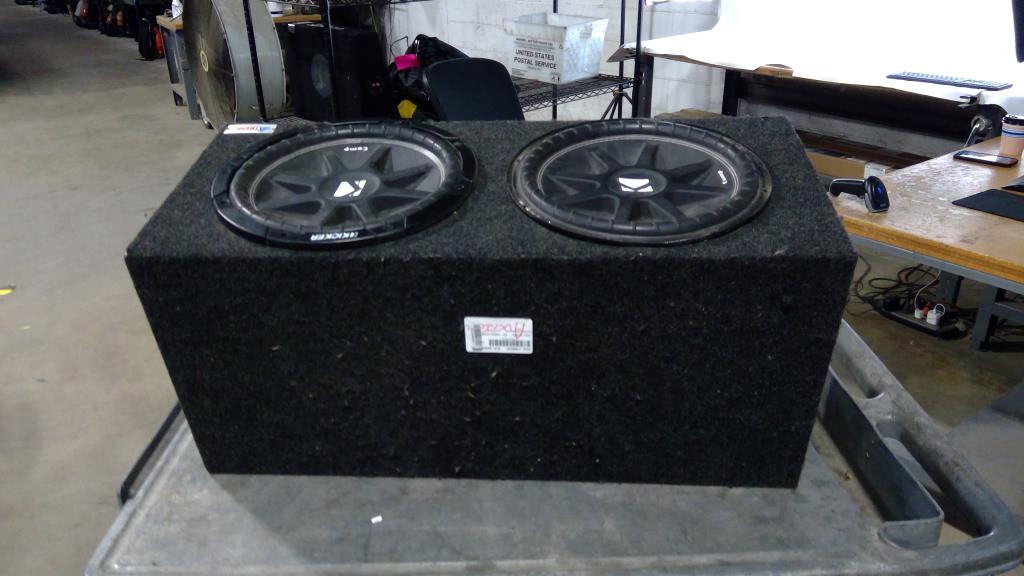 Kicker Speakers In Enclosure Property Room