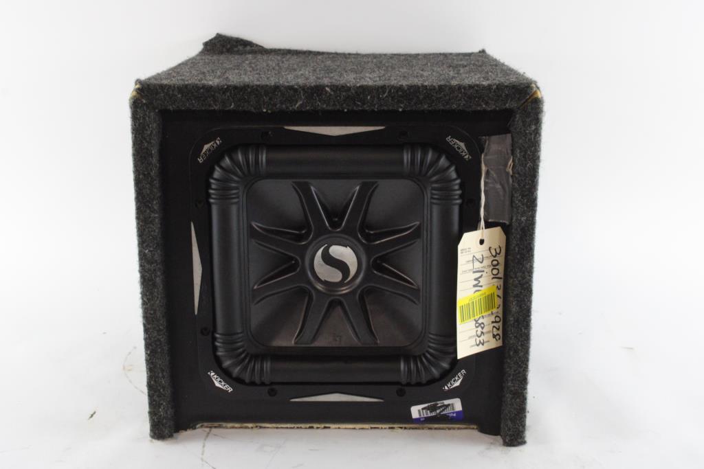 Kicker Subwoofer With Box Property Room