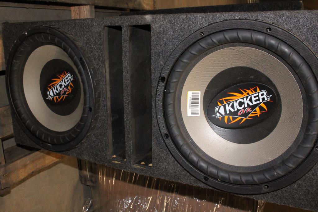 Kicker Subwoofers With Box Property Room