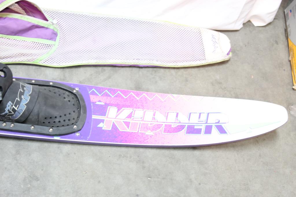 Kidder Prestige Water Skis With Carry Bag Property Room