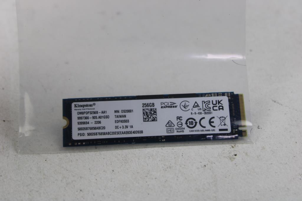 Kingston SSD 256 Gb