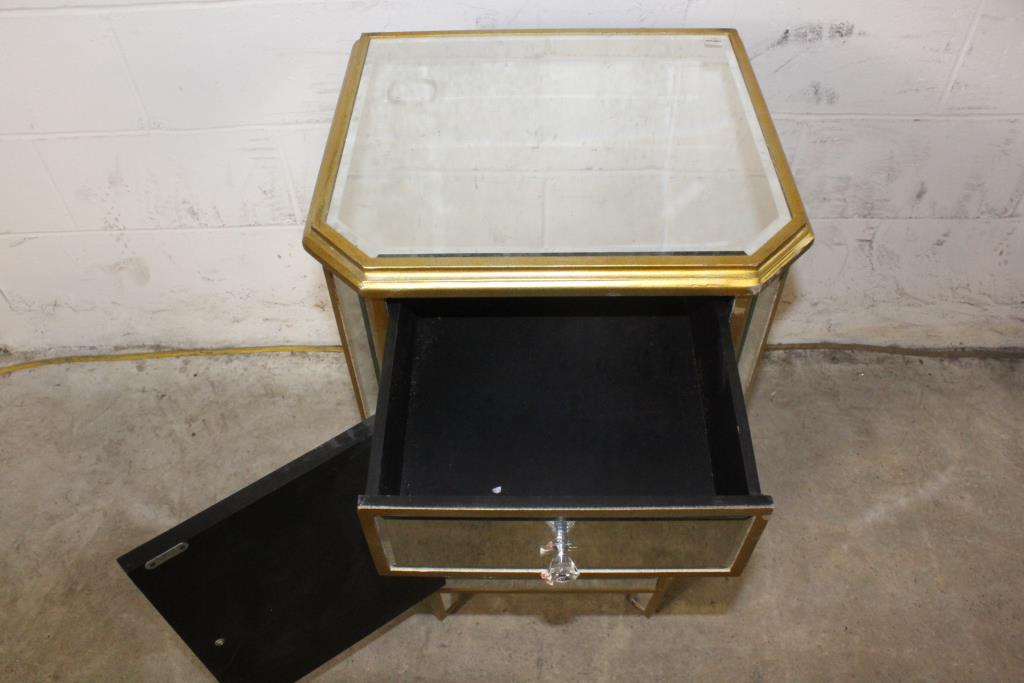Kirkland Manhattan Mirrored Nightstand Property Room