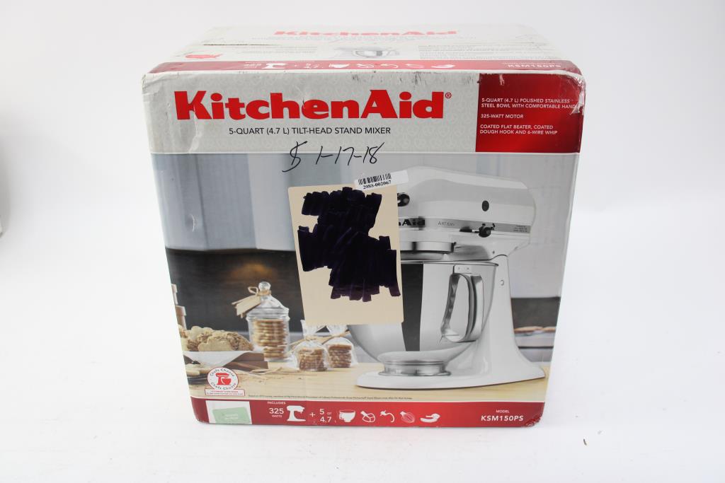 Kitchen Aid 5 Quart Tilt Head Stand Mixer Property Room