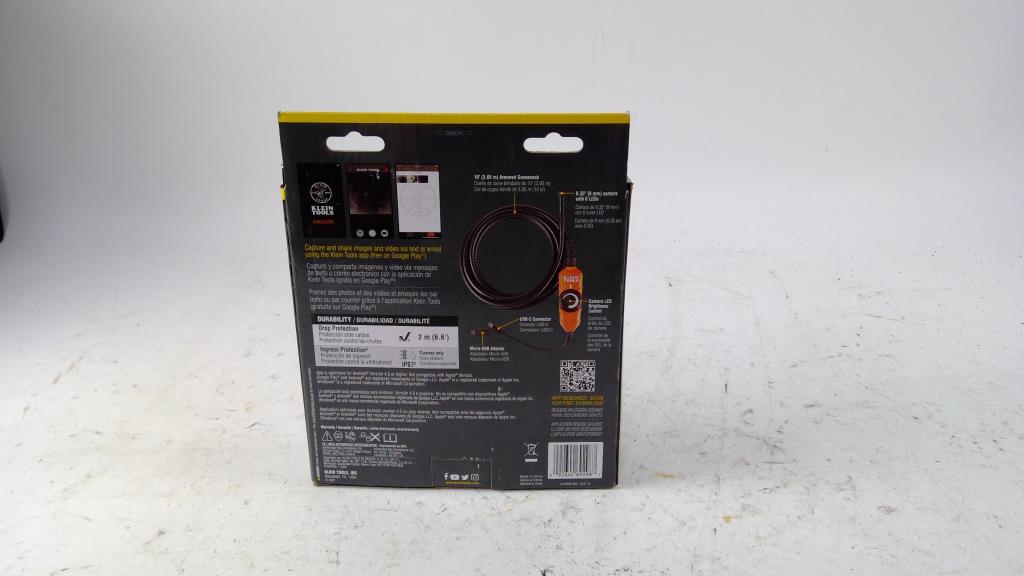 Klein Tools Borescope For Android Devices, ET16 Property Room