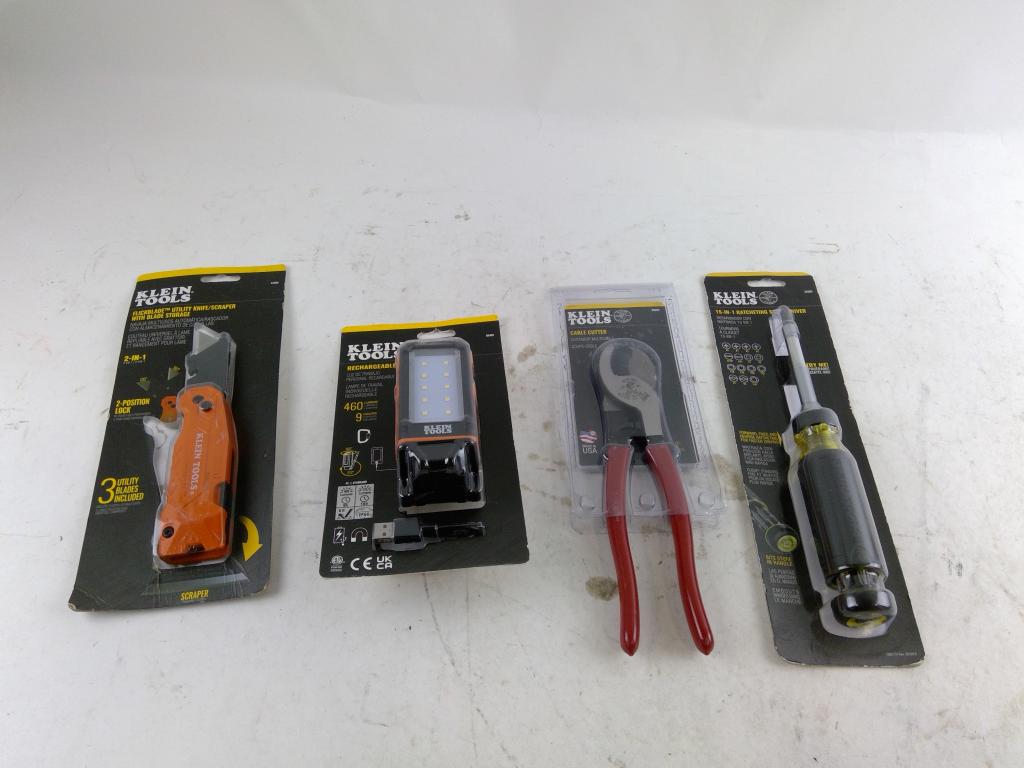 Klein Tools Cable Cutter And More 4 Pieces