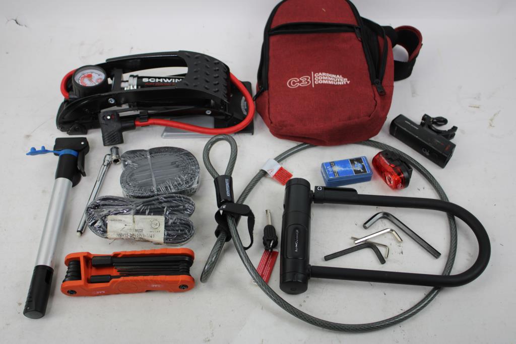 Klein Tools Hex Keys, Bicycle Pump, Kryptonite Bike Lock, And More