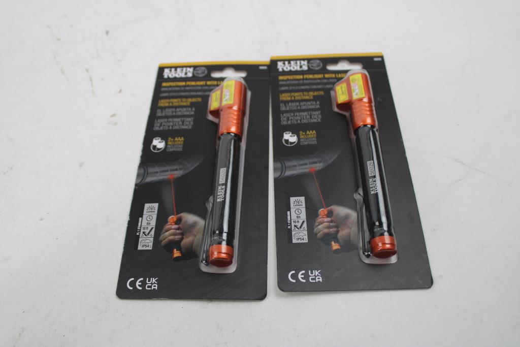 Klein Tools Inspection Penlight With Laser, 2 Pieces