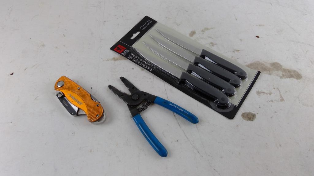Klein Tools Wire Stripper And More 3 Pieces