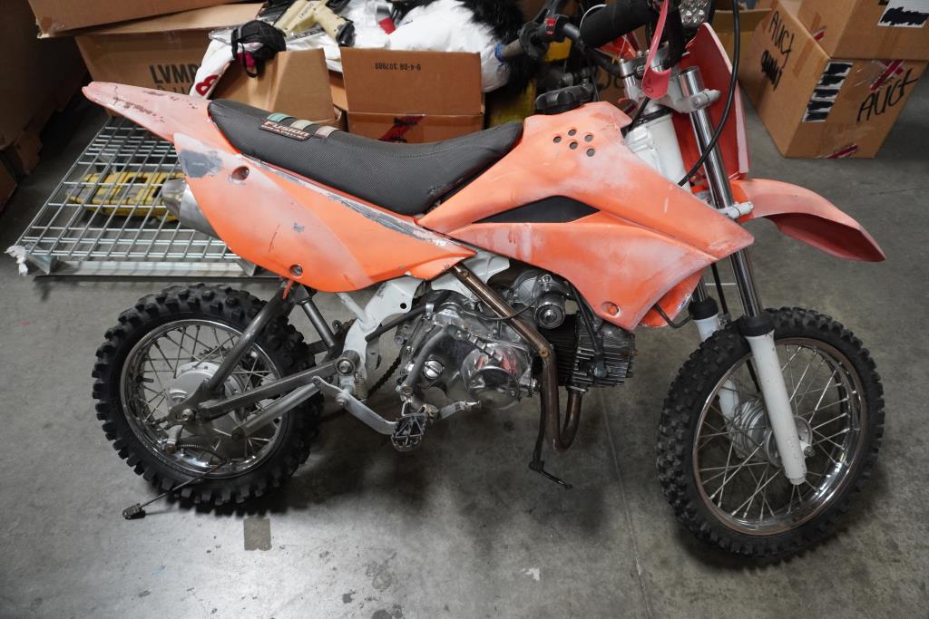 KLX DRZ 110 Dirt Bike SOLD FOR PARTS ONLY Property Room