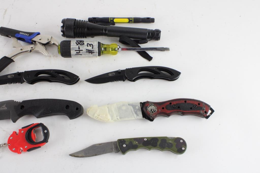Knives, Screwdriver And More, 5+ Pieces Property Room