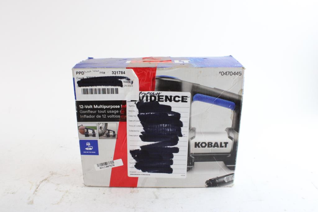 Kobalt 12V Inflator Property Room