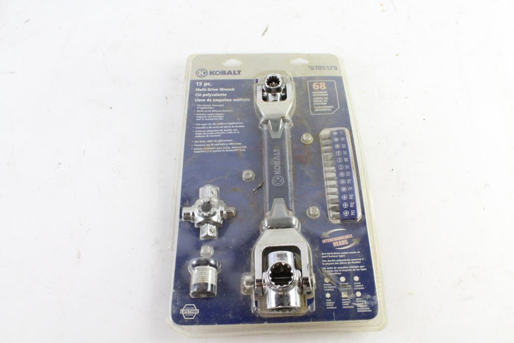 Kobalt 15 Piece MultiDrive Wrench Property Room