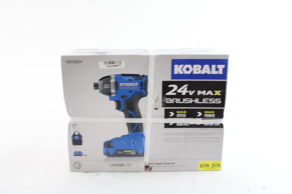 Kobalt 24V Max Brushless 1/4" Impact Driver Property Room