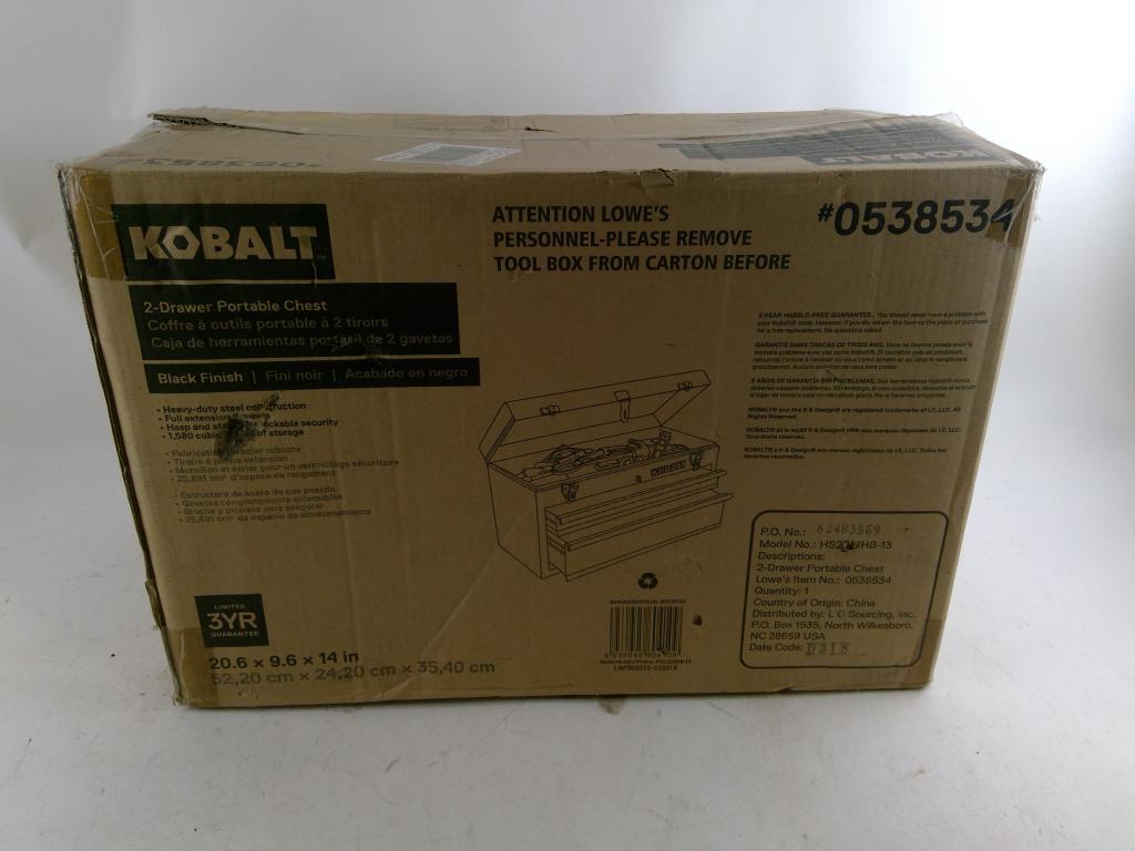 Kobalt 2-Drawer Portable Chest