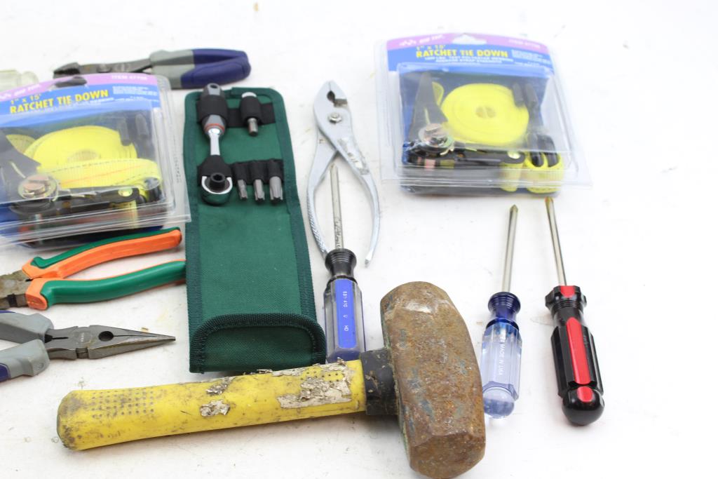 Kobalt Adjustable Wrench, Ratchet Ties And More Big Top, Stanley 15