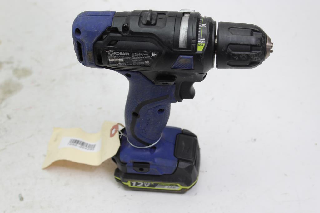 Kobalt Cdt212ku Cordless Power Drill Driver Property Room
