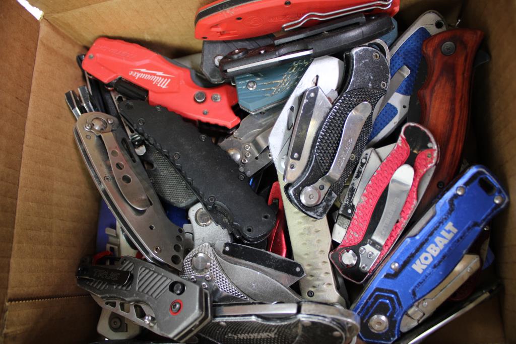 Kobalt, Lemox, Husky, Stanley Knives 40+