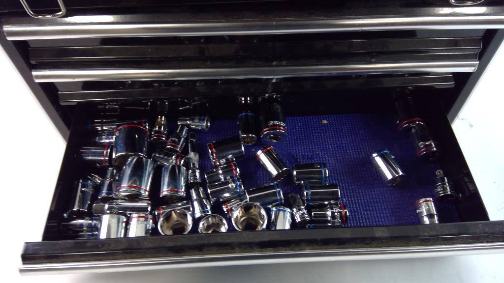 Kobalt Metal Toolbox With Wrenches & Sockets, 30+ Pieces Property Room