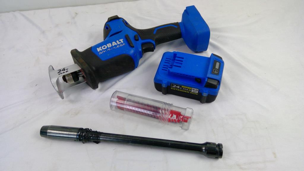 Kobalt One Handed Reciprocating Saw And More