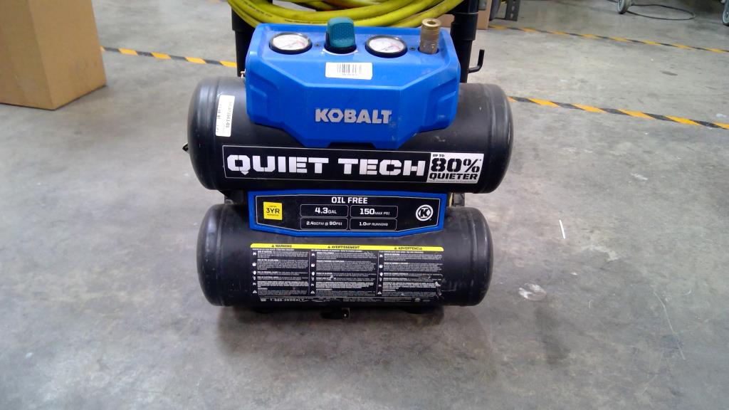 Kobalt Quiet Tech 4.3 Gallon Air Compressor