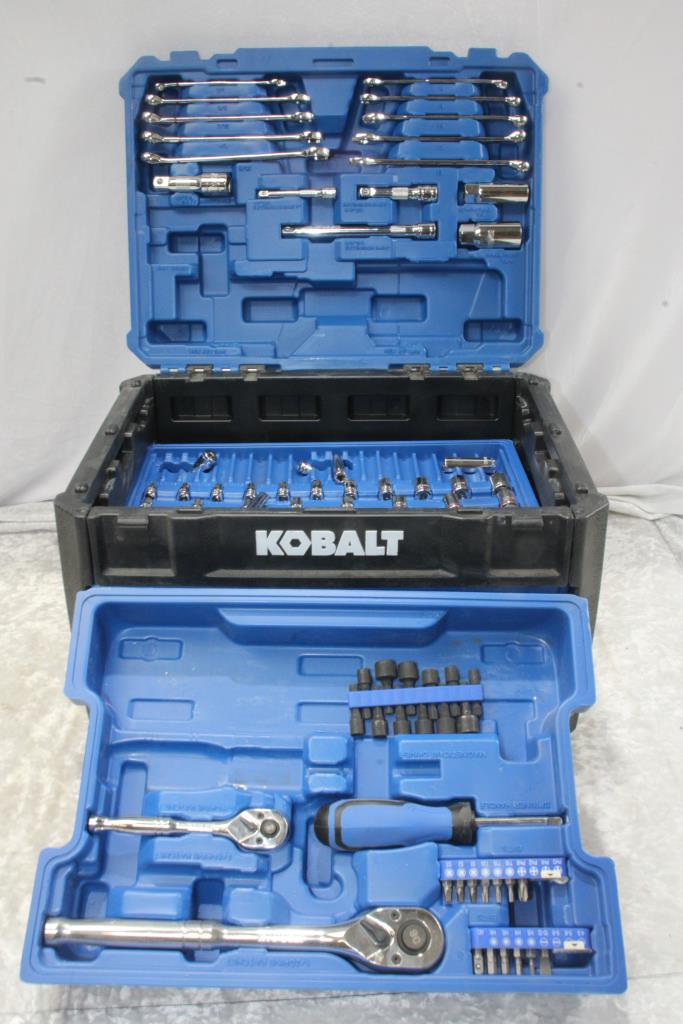 Kobalt Tool Box With Sockets And More 20+ Pieces Property Room