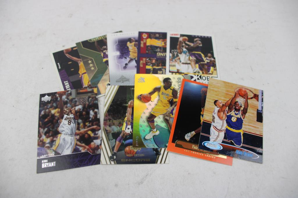 Kobe Bryant Trading Card Lot