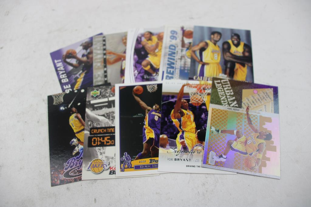 Kobe Bryant Trading Card Lot