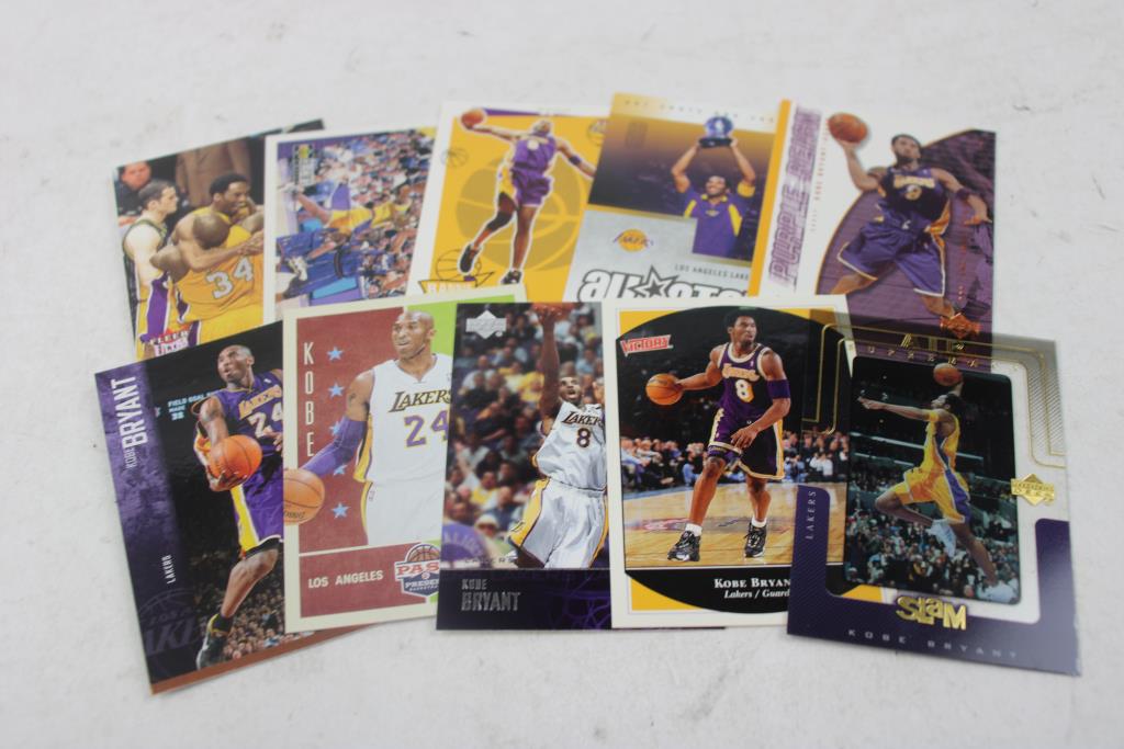 Kobe Bryant Trading Card Lot