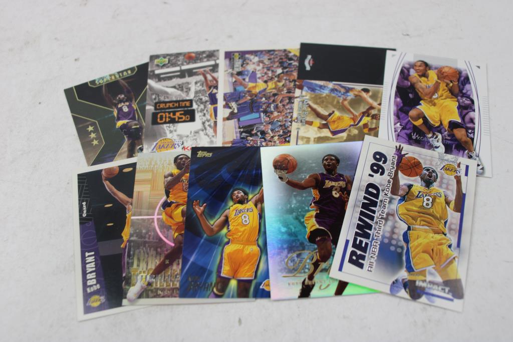 Kobe Bryant Trading Card Lot