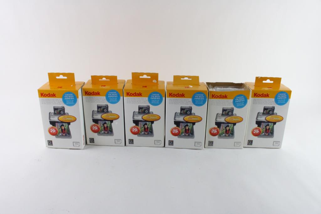 Kodak Color Cartridge & Photo Paper Kits, 5 Pieces And More Property Room